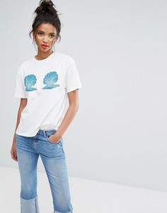 Футболка с принтом ракушек Ps By Paul Smith - Белый