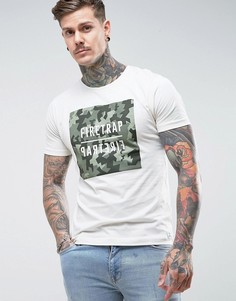 Футболка с камуфляжным принтом Firetrap - Серый