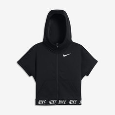 Худи для тренинга с коротким рукавом для девочек школьного возраста Nike Dry Core Studio