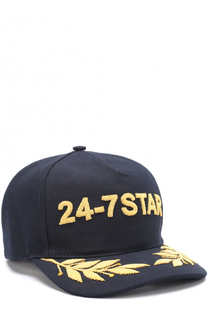 Хлопковая бейсболка с вышивкой канителью Dsquared2