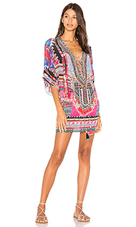 Платье в восточном стиле со шнуровкой - Camilla