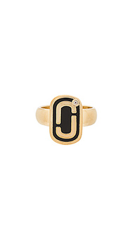 Кольцо с эмалевым покрытием icon - Marc Jacobs