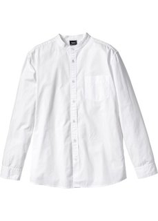 Рубашка Regular Fit с длинными рукавами (белый) Bonprix