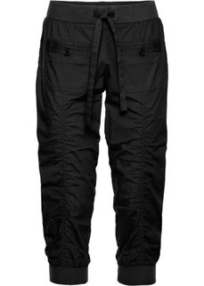 Удобные брюки-капри (черный) Bonprix