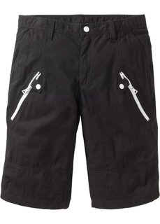 Бермуды Loose Fit (черный) Bonprix