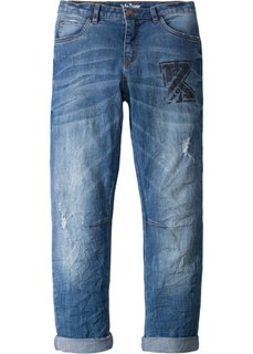 Стрейчевые джинсы (синий «потертый») Bonprix