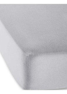 Натяжная простыня Джерси первый класс 40 см (светло-серый) Bonprix
