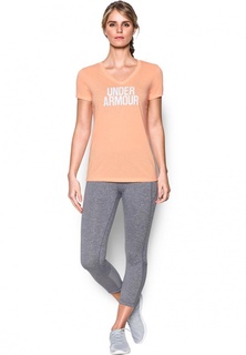 Футболка спортивная Under Armour UA Threadborne Train Wordmark V-Neck - Twist