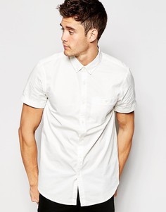 Поплиновая классическая рубашка с короткими рукавами Jack Wills - Белый