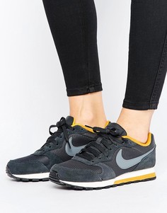 Темно-серые кроссовки Nike MD Runner - Серый
