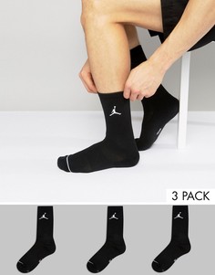 Набор из 3 пар черных носков Nike Jordan SX5545-013 - Черный