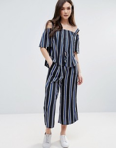 Юбка-брюки в полоску Influence - Синий