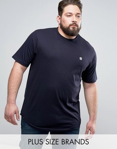 Длинная футболка с необработанным краем Le Breve PLUS - Черный