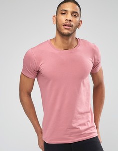 Эластичная розовая футболка Lindbergh - Розовый