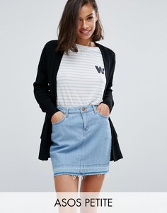 Кардиган крупной вязки ASOS PETITE - Черный