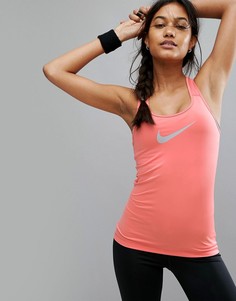 Розовая майка Nike Pro Training - Розовый