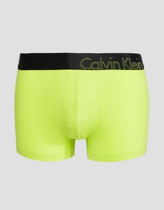 Боксеры-брифы с бесшовными краями Calvin Klein - Желтый