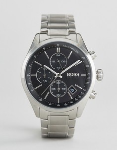 Серебристые наручные часы-хронограф BOSS By Hugo Boss 1513477 - Серебряный