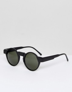 Черные круглые солнцезащитные очки Jeeper Peepers - Черный
