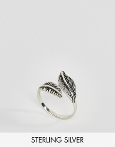 Серебряное кольцо с листиком Kingsley Ryan - Серебряный