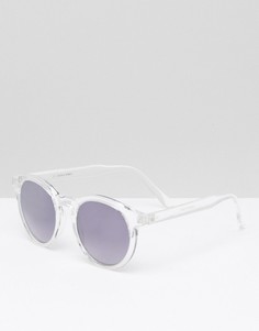 Круглые солнцезащитные очки Jack & Jones - Прозрачный