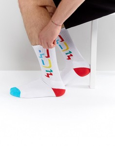Носки с логотипом HUF - Белый