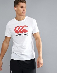 Белая футболка с логотипом Canterbury E546720-001 - Белый