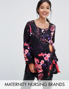 Свободный топ с рукавами-кимоно Bluebelle Maternity Nursing - Мульти