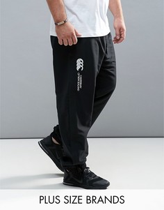 Черные спортивные брюки с манжетами Canterbury PLUS Stadium E512607-989 - Черный