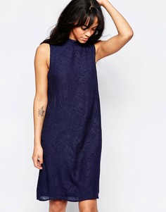 Цельнокройное кружевное платье Minimum - Темно-синий