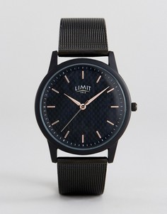Черные часы из углеродного волокна с браслетом Limit эксклюзивно для ASOS - Черный
