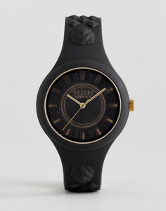 Черные часы с силиконовым ремешком Versus Versace SOQ05 Fire Island - Черный