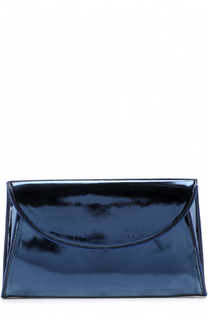 Клатч из металлизированной кожи Diane Von Furstenberg
