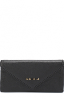 Кошелек из зерненой кожи с клапаном Coccinelle