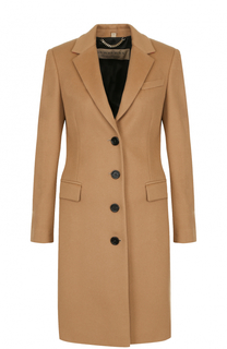 Приталенное шерстяное пальто Burberry
