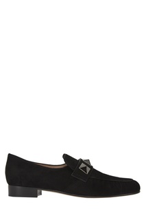 Замшевые лоферы Valentino
