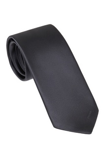 Однотонный шелковый галстук Prada