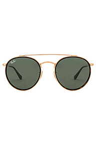 Круглые солнцезащитные очки с двойной перемычкой - Ray-Ban