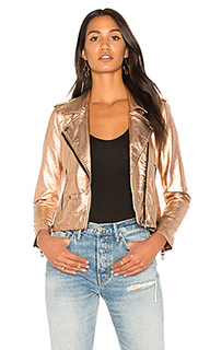 Metallic moto jacket - BLANKNYC