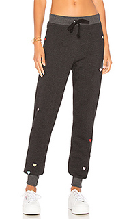 Embroidered hearts jack jogger - Wildfox Couture