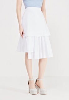 Юбка LOST INK ASYM PLEAT LAYERED COTTON SKIRT