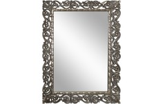 Зеркало бергамо (francois mirro) серебристый 84.0x115.0x4 см.