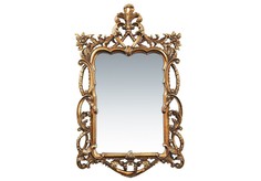 Зеркало в раме беатриче (francois mirro) золотой 74.0x122.0x5.0 см.