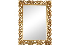 Зеркало бергамо (francois mirro) бронзовый 84.0x115.0x4 см.