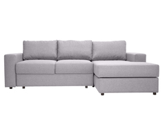 Угловой раскладной диван luma light (myfurnish) серый 250x79x158 см.