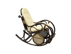 Кресло-качалка (ecogarden) коричневый 61x107x137 см.