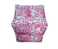 Квадратный пуфик "Цветочный бум" Fresca Design