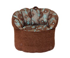 Кресло-пуф "Brown in Flowers" Fresca Design