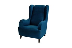 Кресло лондон (modern classic) синий 83.0x108.0x99.0 см.