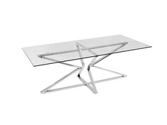 Столик журнальный (garda decor) прозрачный 120x43x60 см.